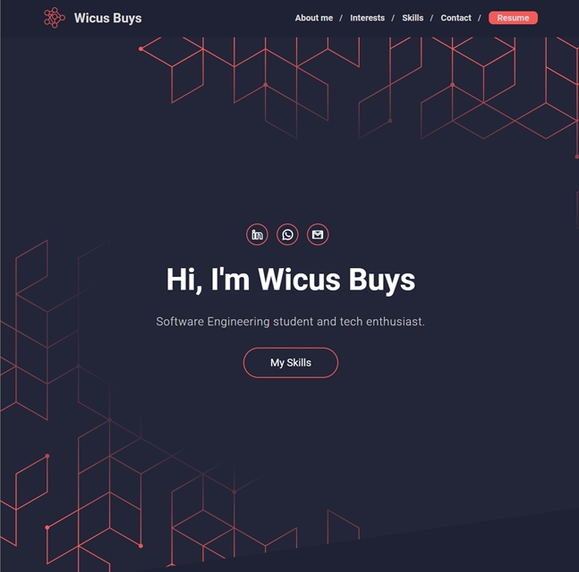 Portfolio Website Screenshot